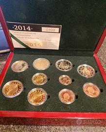 Serie 10 pezzi Divisionale Lussemburgo 2014 