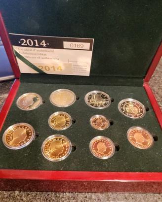 Serie 10 pezzi Divisionale Lussemburgo 2014 