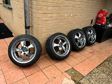 4 cerchi con gomme 17 audi VW SEAT SKODA  17X8JJ
