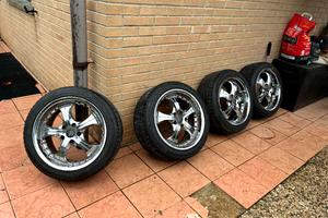 4 cerchi con gomme 17 audi VW SEAT SKODA  17X8JJ