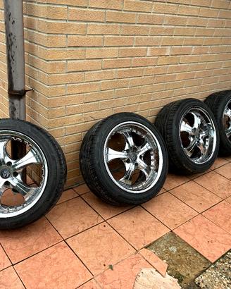 4 cerchi con gomme 17 audi VW SEAT SKODA  17X8JJ