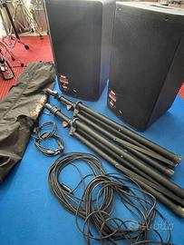 Impianto completo casse proel diva 1000W