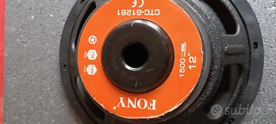 woofer da 31 cm è 750 RMS