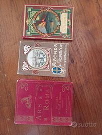 set di 3 librettini di cartoline d epoca 