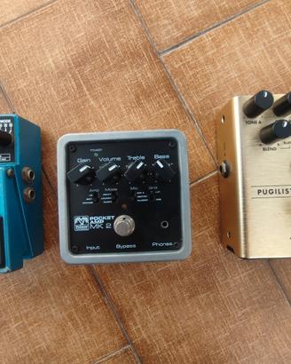 pedali effetti chitarra boss fender palmer