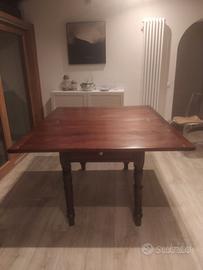 Tavolo contadino apertura a libro