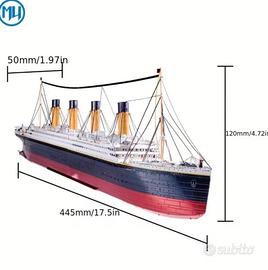Nave titanic modellino