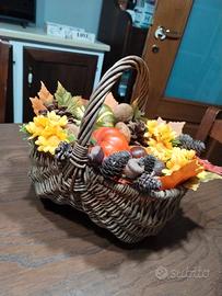 Cesto autunnale handmade