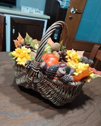 Cesto autunnale handmade