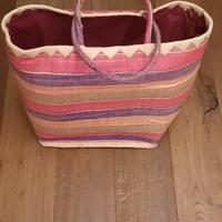 Borsa da mare in paglia