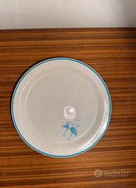 Set Piatti con Airone (Minimalista)