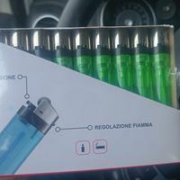 Blister da 50 accendini nuovi imballati