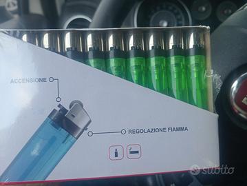 Blister da 50 accendini nuovi imballati