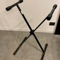 Stand cavalletto X pinlook regolabile per tastiere