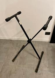 Stand cavalletto X pinlook regolabile per tastiere