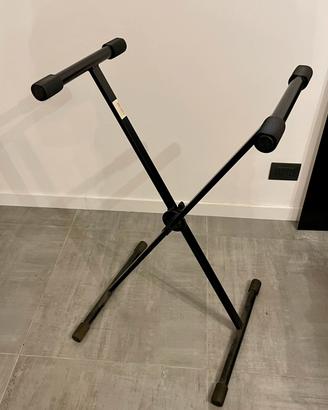 Stand cavalletto X pinlook regolabile per tastiere