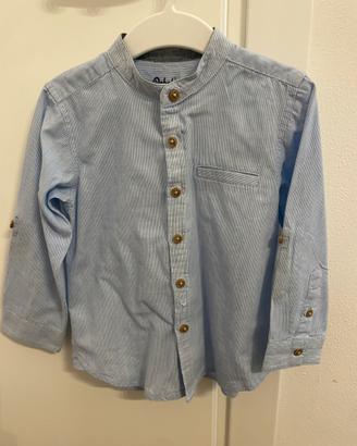 Camicia con collo alla coreana Rebel by Primark