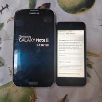 Apple iPhone SE 1 + Samsung Galaxy Note 2
