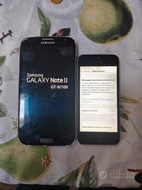 Apple iPhone SE 1 + Samsung Galaxy Note 2