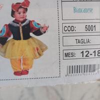 costume carnevale bambina Biancaneve 