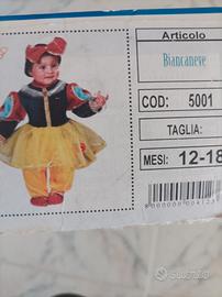 costume carnevale bambina Biancaneve 