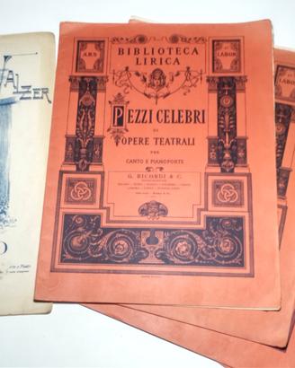 PEZZI CELEBRI CANTO E PIANOFORTE G.RICORDI