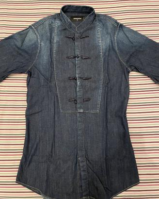 CAMICIA DSQUARED2 IN JEANS SKINNY COREANA NUOVA 48