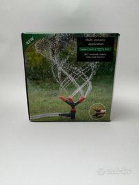 Irrigatore automatico rotante 360° per giardino