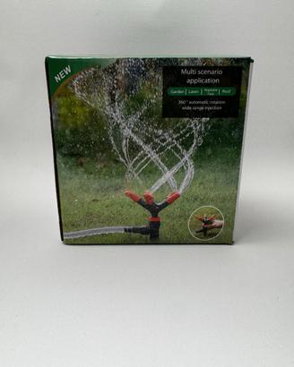 Irrigatore automatico rotante 360° per giardino