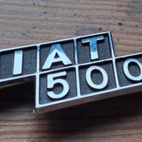 Fregio logo Fiat 500 L d'epoca originale