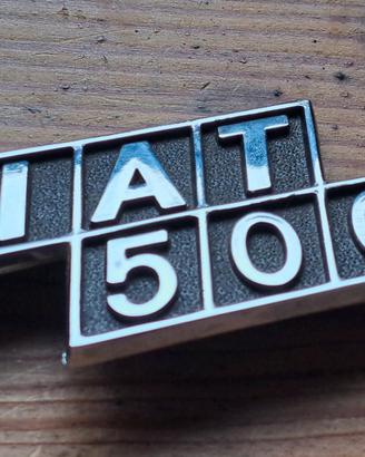 Fregio logo Fiat 500 L d'epoca originale
