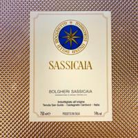 Calamita Magnete Da Frigorifero Sassicaia Toscana