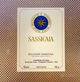 Calamita Magnete Da Frigorifero Sassicaia Toscana