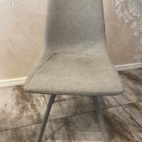 SET DI 4 SEDIE MAIORCA Colore grigio ghiaccio