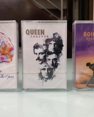 Set di 3 audio cassette Queen Nuove
