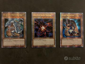 Yu-Gi-Oh! Blue Eyes Dark Magician Red Eyes 25th