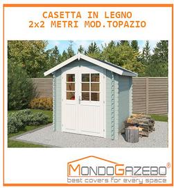 Casa Legno Topazio 210x210 28mm casetta giardino