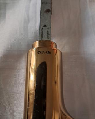 coppia di maniglie in ottone dorato Olivari