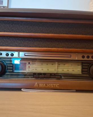 Giradischi Majestic cd/usb/cassette