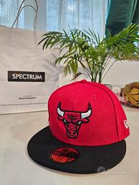 Cappellino NEW ERA 59FIFTY NBA CHICAGO BULLS RED