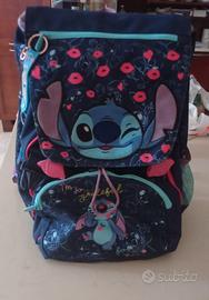 zaino Stitch Disney blu.