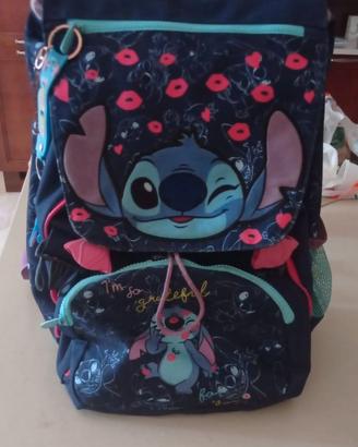 zaino Stitch Disney blu.