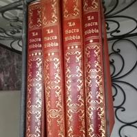  libri  d' arte Bibbia 4 volumi illustrata 