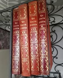  libri  d' arte Bibbia 4 volumi illustrata 