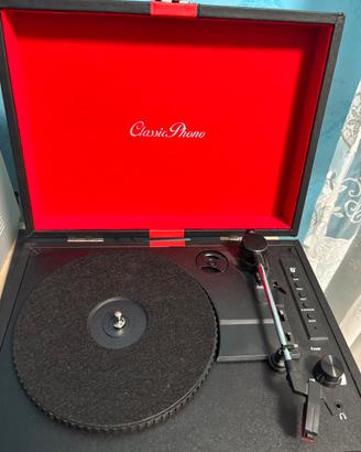 Giradischi Lenco TT-110BKRD (Nero/Rosso)
