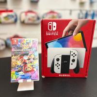 Console Nintnedo Switch Oled + Mario Kart 8 Nuovo
