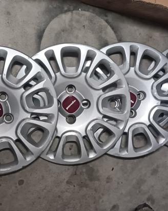 cerchi  fiat panda con coppe originali