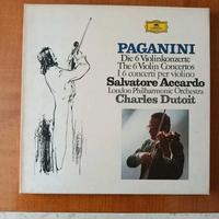 Paganini - I 6 concerti per violino 5 LP - Accardo