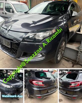 Ricambi vari Renault Megane anno 2016 Fi