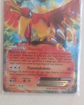 carta Pokemon  Ho oh ex 23/124